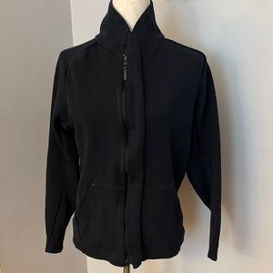 NIKE Zip Up Sweatshirt Jacket Size Small Black